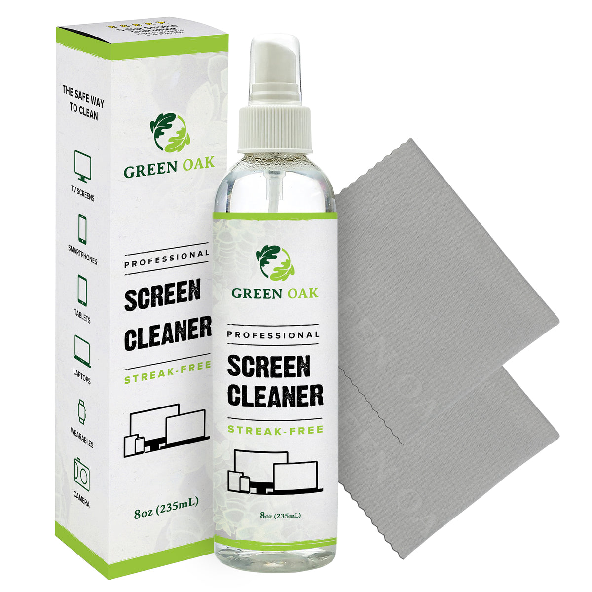 Screen Cleaner Spray Kit (8oz) – Green Oak Products