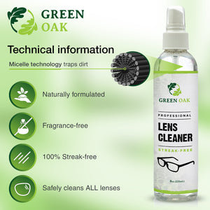 Lens Cleaner Spray Kit (8oz)